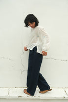 Gathering Flowers: Jamdani Blouse - CiceroniWomen Shirtswith N.