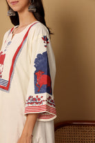 Gauri Set - Red and White - CiceroniKurta Set, Everyday WearSheetal Joshi Verma