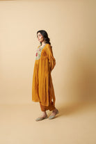 Genda Phool Embroidered Kurta Set- Set of 3 - CiceroniKurta Set, Festive WearPants and Pajamas
