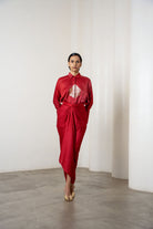 Gigi Coord Set In Maroon - CiceroniSkirt SetShriya Singhi