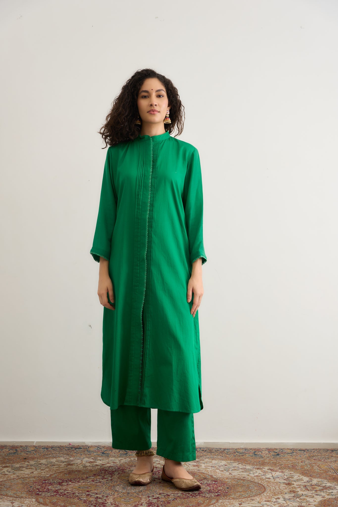 Gloria Co - ord Set - Green - CiceroniKurta Set, Festive WearRAAS Life