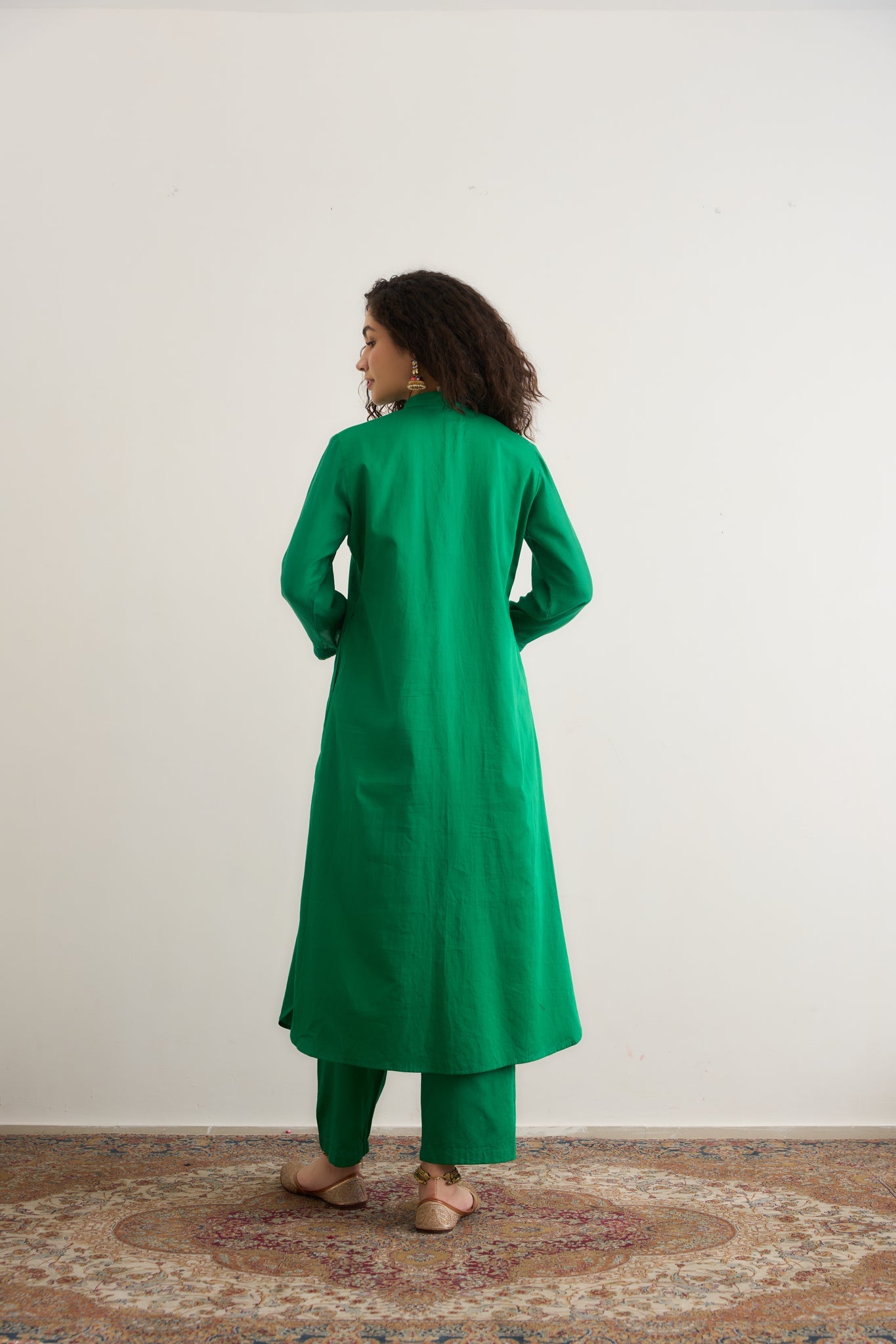 Gloria Co - ord Set - Green - CiceroniKurta Set, Festive WearRAAS Life