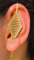 Gold Beam Earcuff - CiceroniEarcuffUnbent