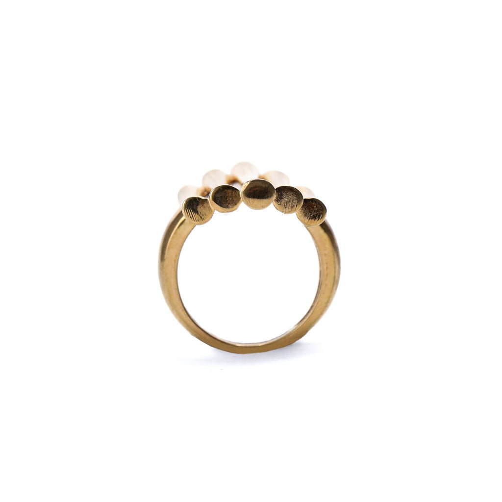 Gold Beam Ring - CiceroniRingUnbent