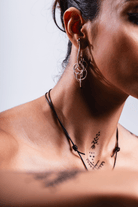 Gold Swan Link Danglers - CiceroniEarringUnbent