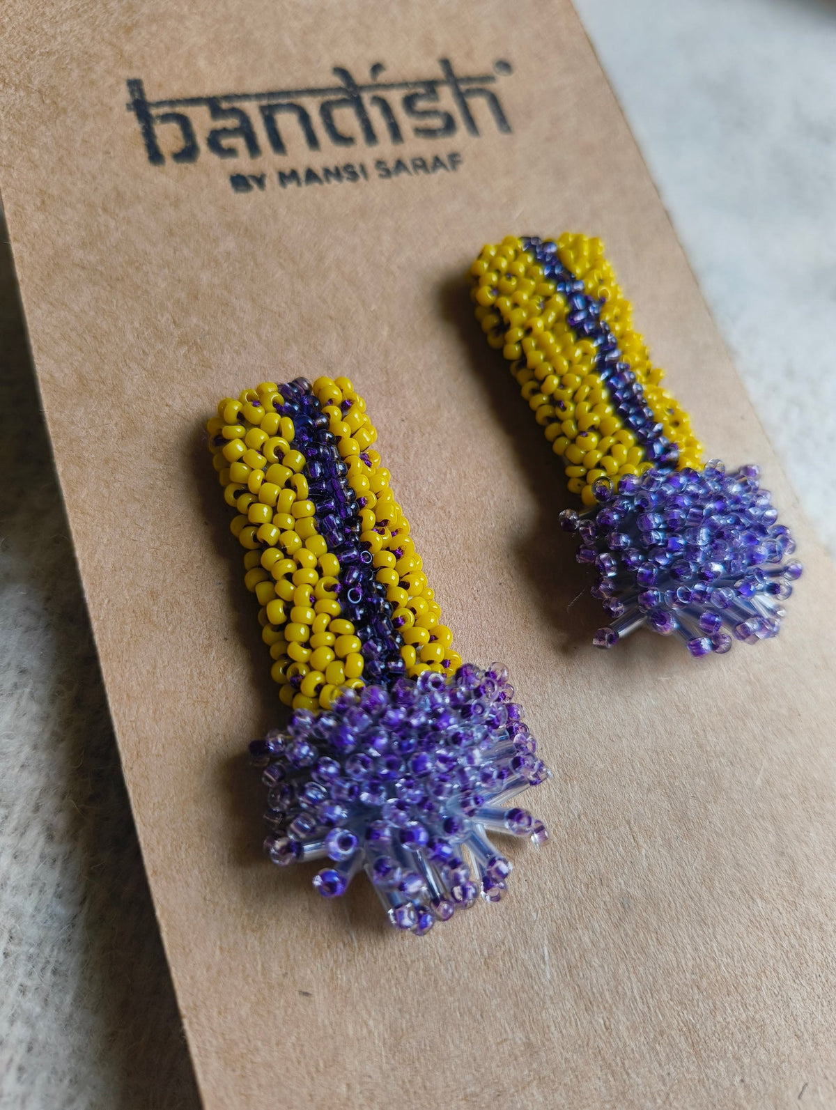 Golden Iris Earrings - CiceroniEarringsBandish