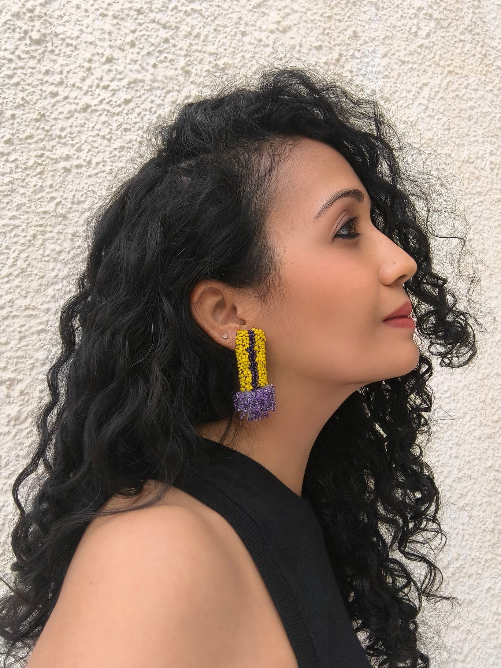 Golden Iris Earrings - CiceroniEarringsBandish