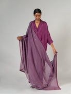 Gond Purple Dupatta - CiceroniDupattaShades of India