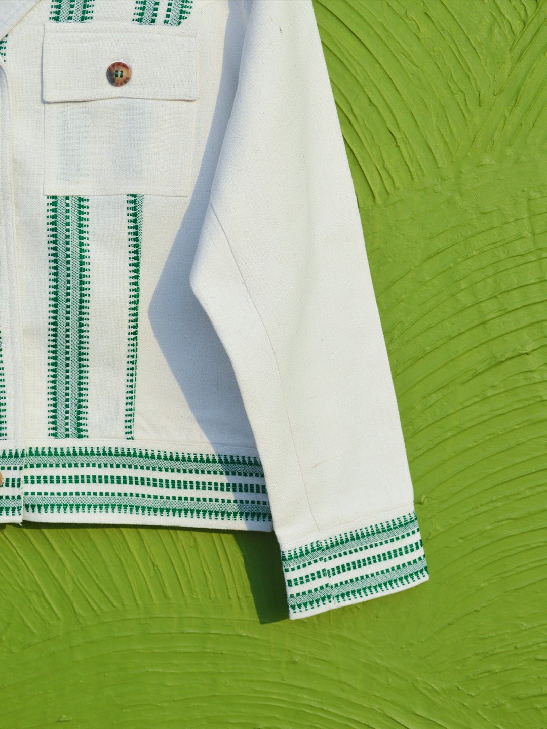 Green Biker Jacket - CiceroniJacketsJohargram