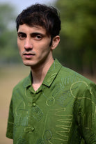 Green Embroidered Shirt - CiceroniMen ShirtsRAAS Life