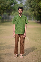 Green Embroidered Shirt - CiceroniMen ShirtsRAAS Life