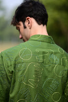 Green Embroidered Shirt - CiceroniMen ShirtsRAAS Life