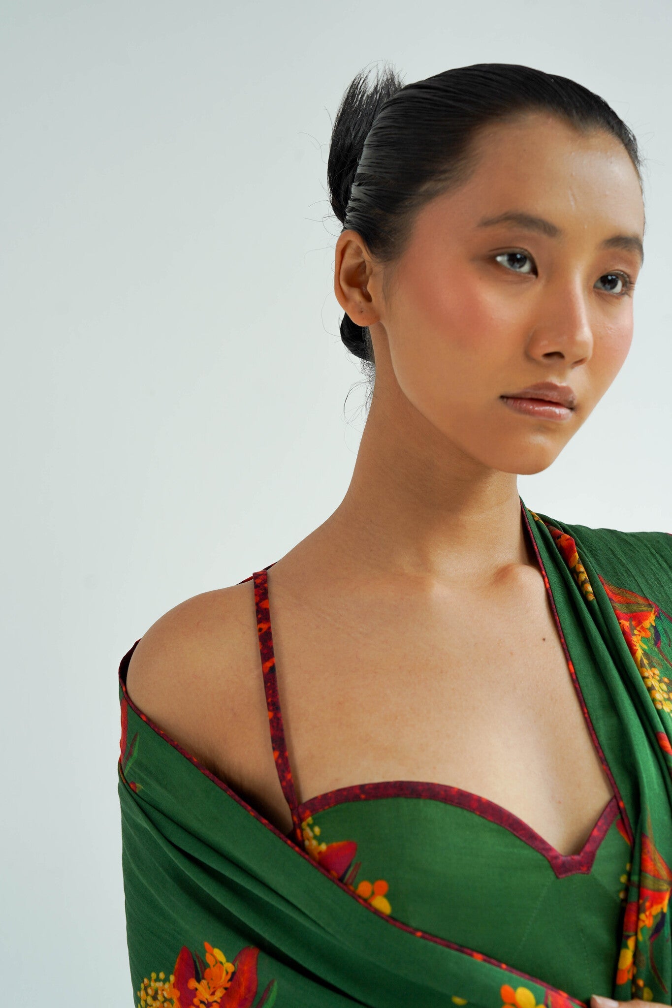 Green Firefly Saree - CiceroniSareeTil