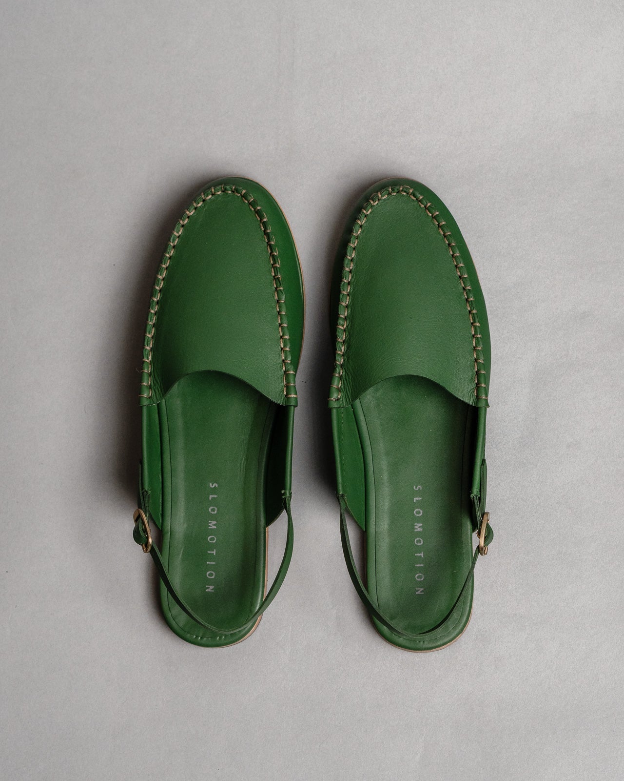 Green Mule Loafers - Women - CiceroniSandalsSlomotion