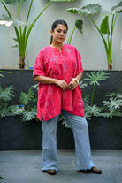 Gul Aab Distorted Line Top - CiceroniTopsYD Aashiya