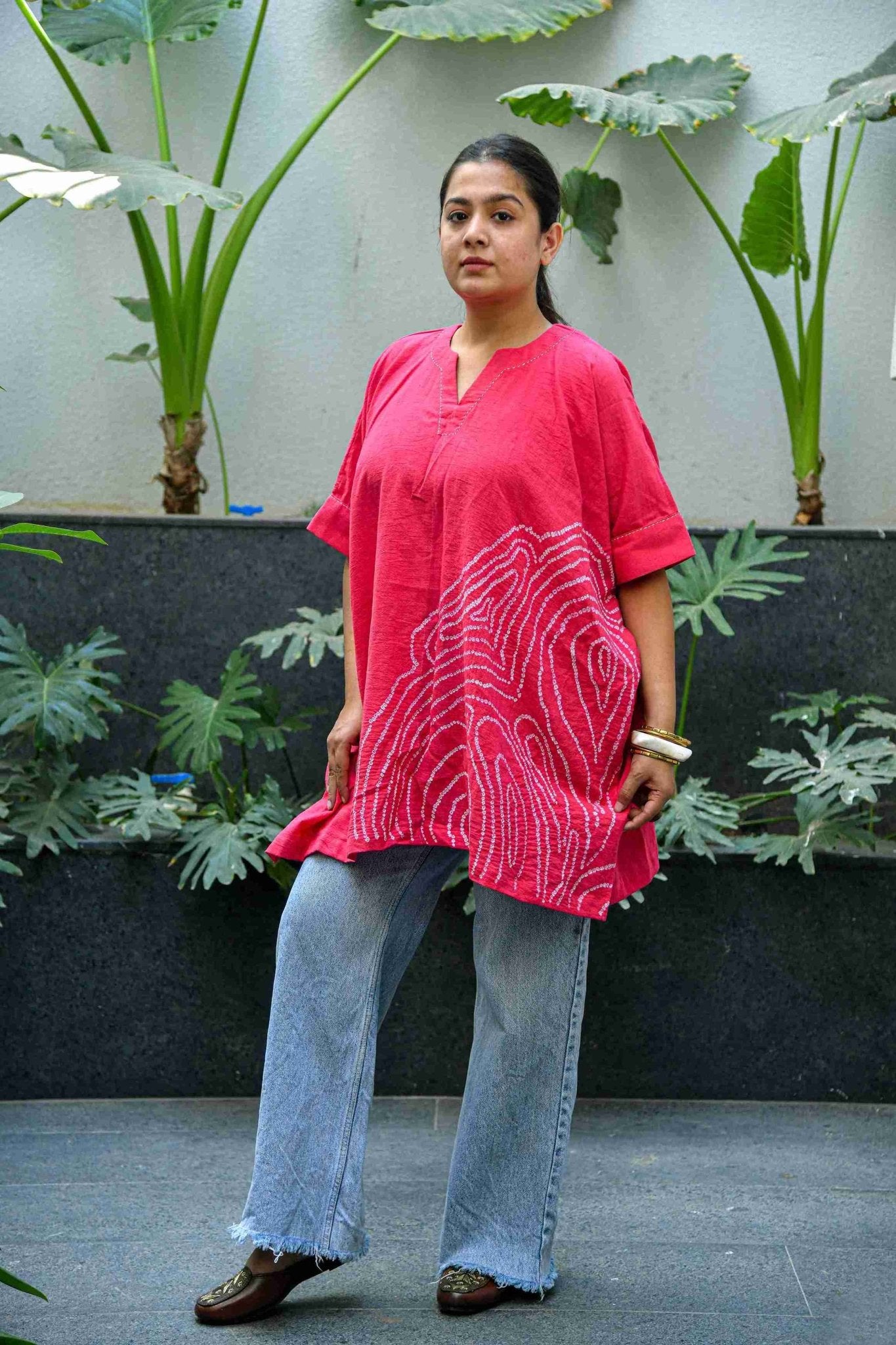 Gul Aab Fingerprint Top - CiceroniTopsYD Aashiya