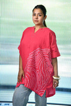 Gul Aab Fingerprint Top - CiceroniTopsYD Aashiya