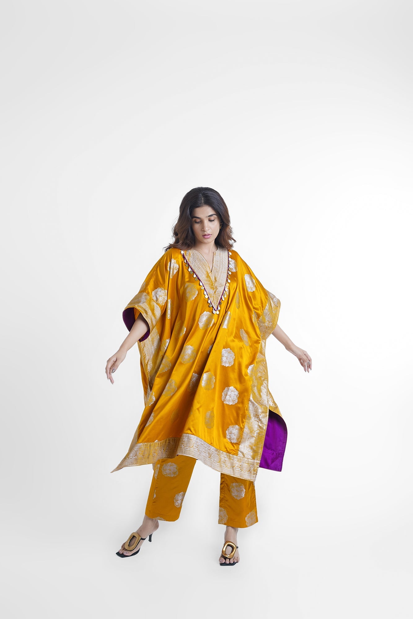 Gul Kaftan Kurta Set - CiceroniKurta Set, Festive WearShriya Singhi