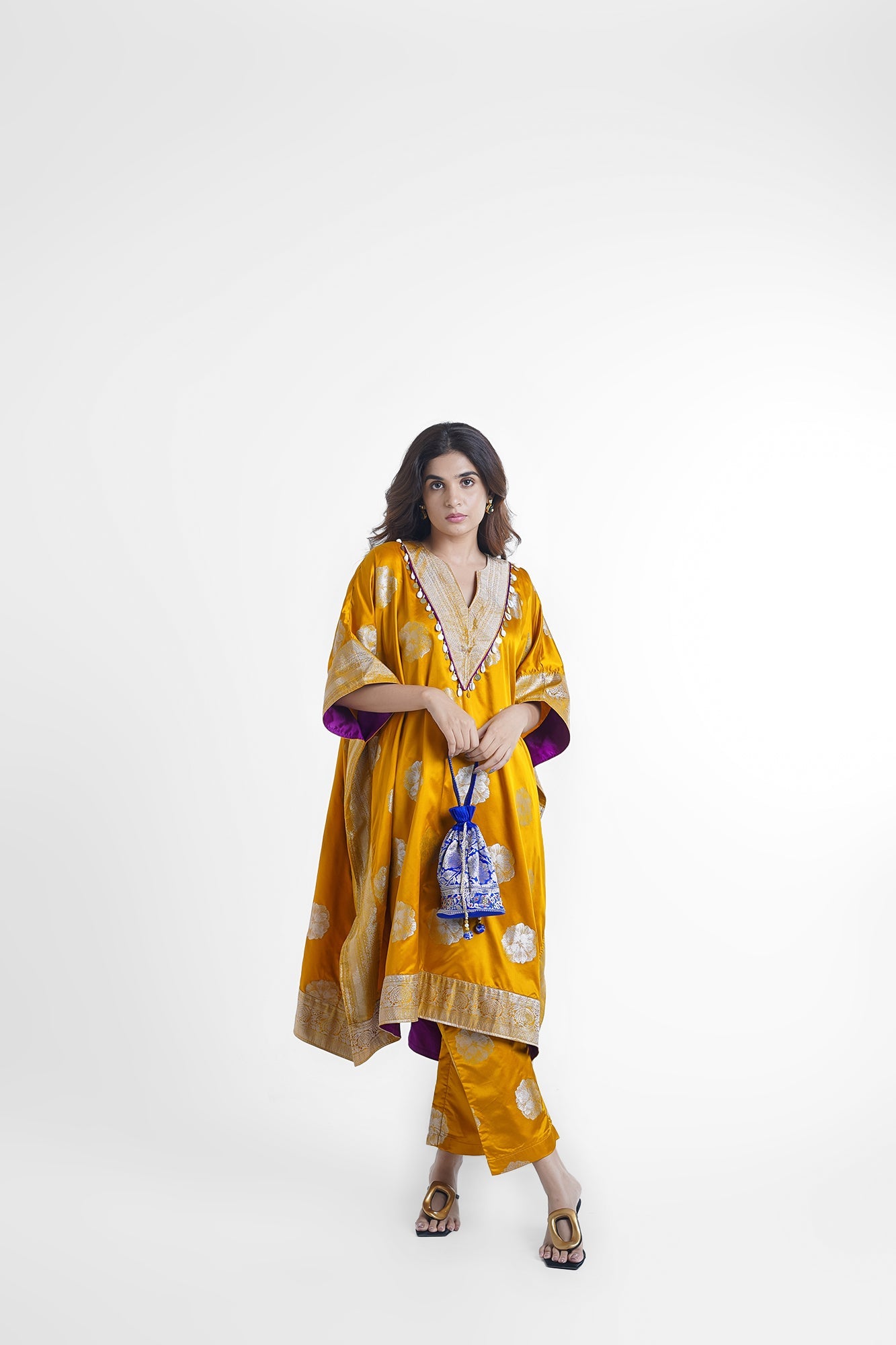 Gul Kaftan Kurta Set - CiceroniKurta Set, Festive WearShriya Singhi