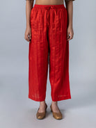 Gulab Red Pyjama - CiceroniPyjamaShades of India