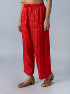 Gulab Red Pyjama - CiceroniPyjamaShades of India