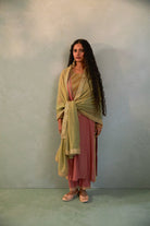 Gulabi Ghoomar Embroidered Dupatta - CiceroniDupattaPants and Pajamas