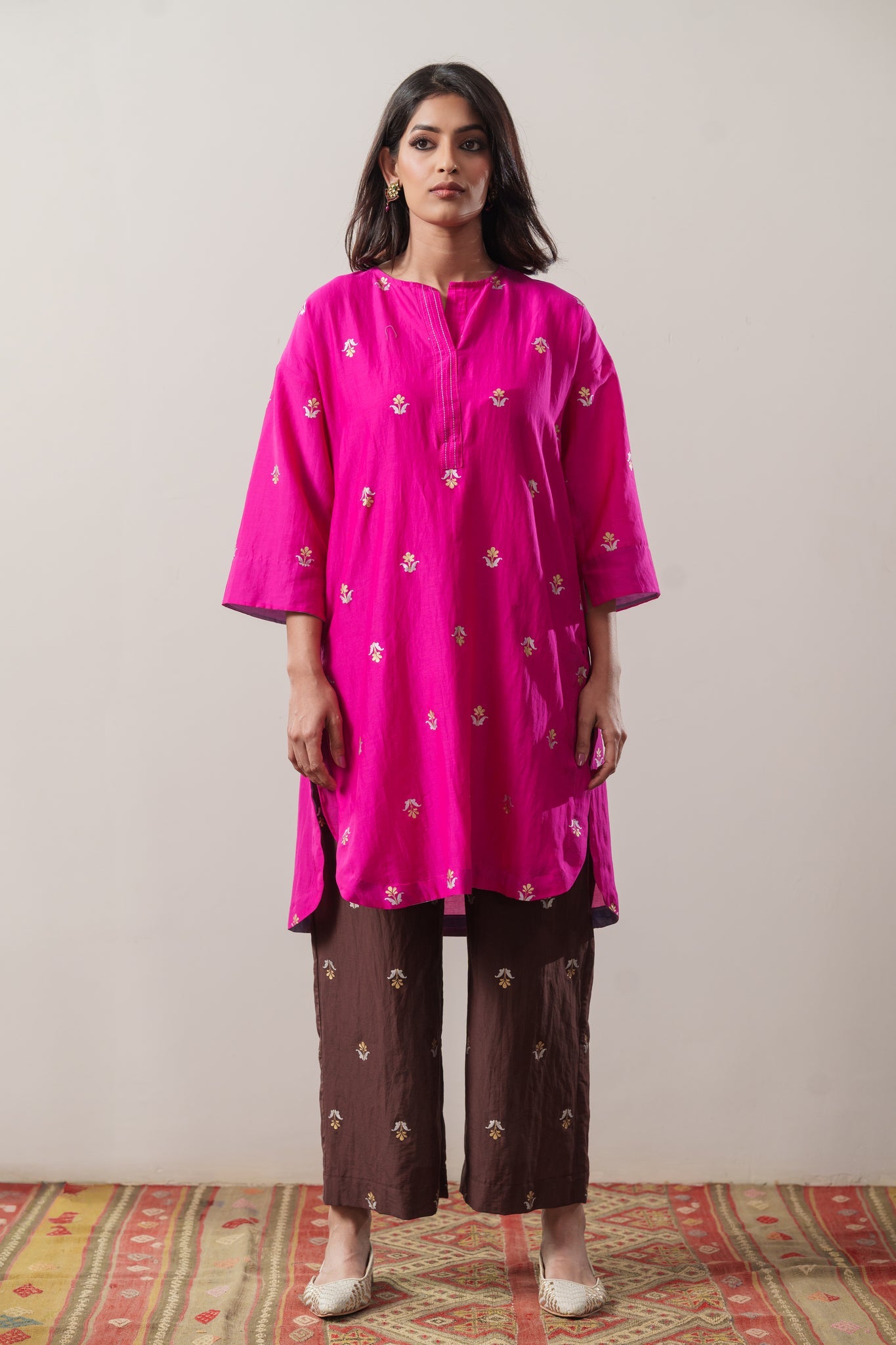 Gulabi Tunic - CiceroniTunicsRaga & Co.