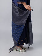 Guzari B Navy Blue Dupatta - CiceroniDupattaShades of India