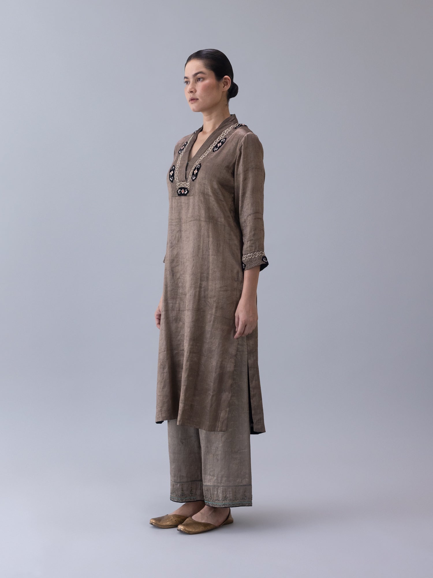 Gyatso Metallic Kurta - CiceroniKurta Set, Festive WearShades of India