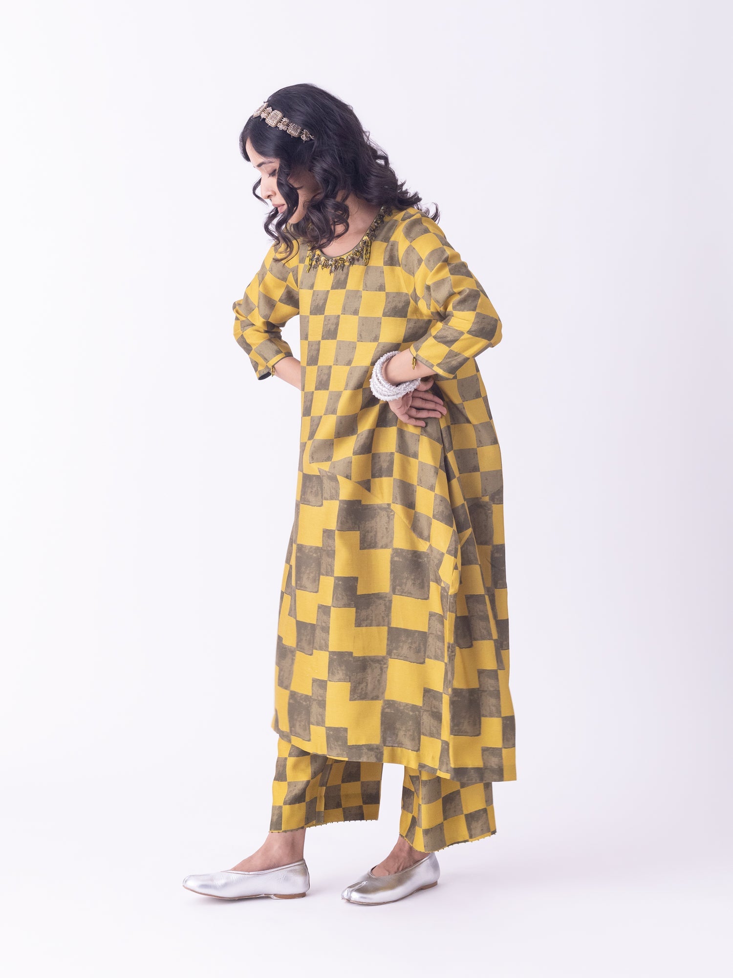 Haldi Kaftan - CiceroniKaftanShades of India