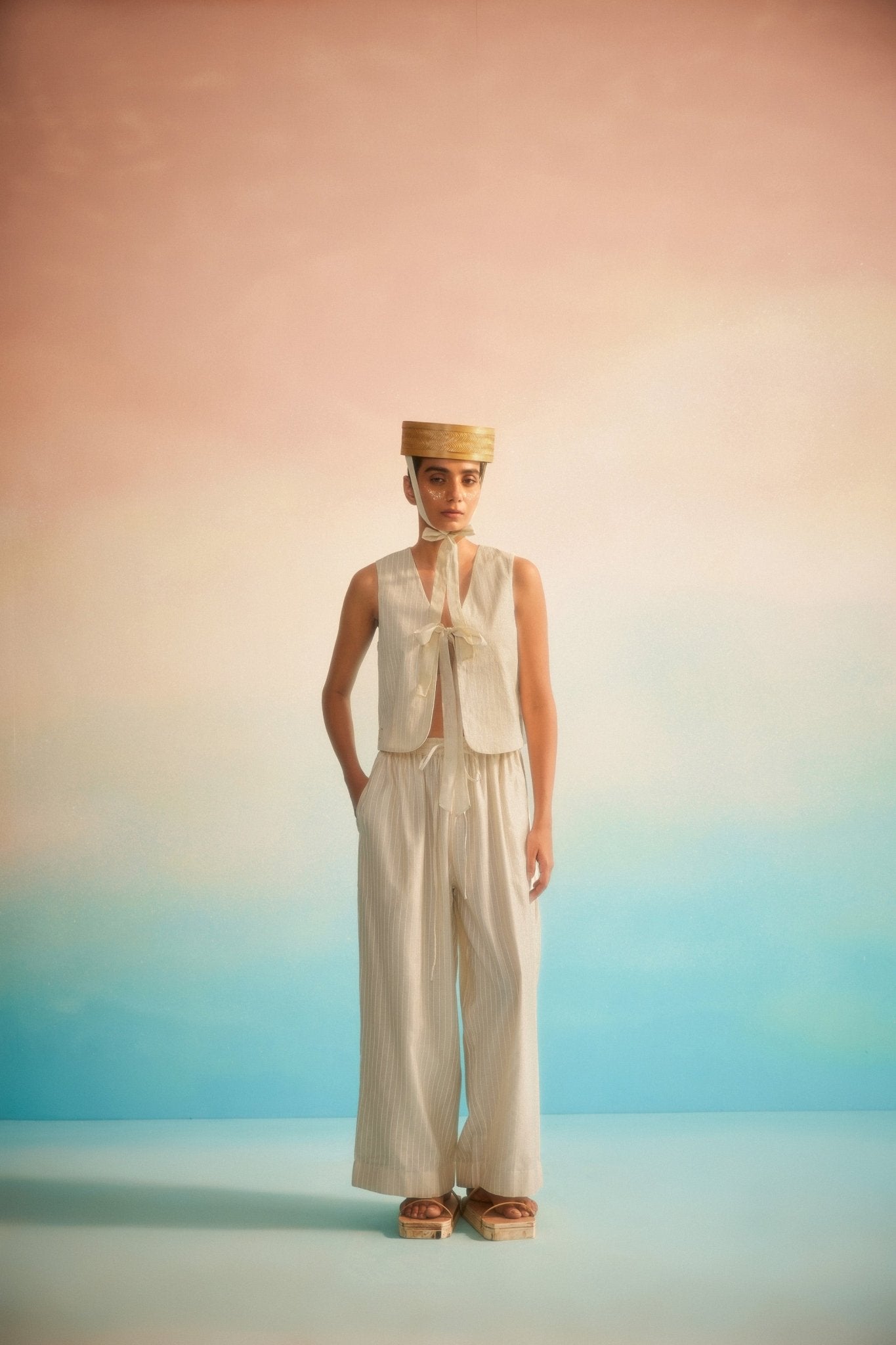 Hama Akari Stripe Pants - CiceroniPantsAhmev