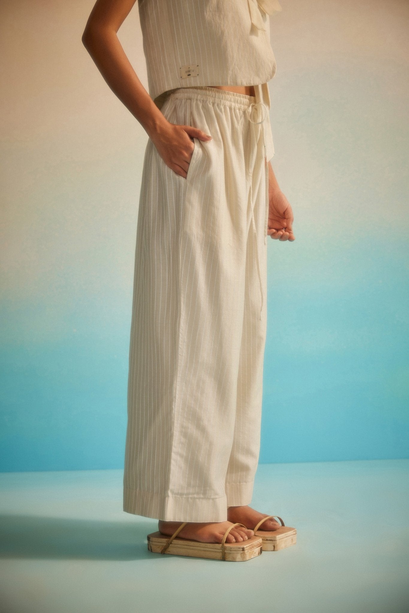 Hama Akari Stripe Pants - CiceroniPantsAhmev