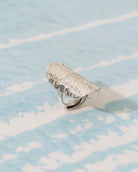 Hammered Long Ring - CiceroniRingUnbent