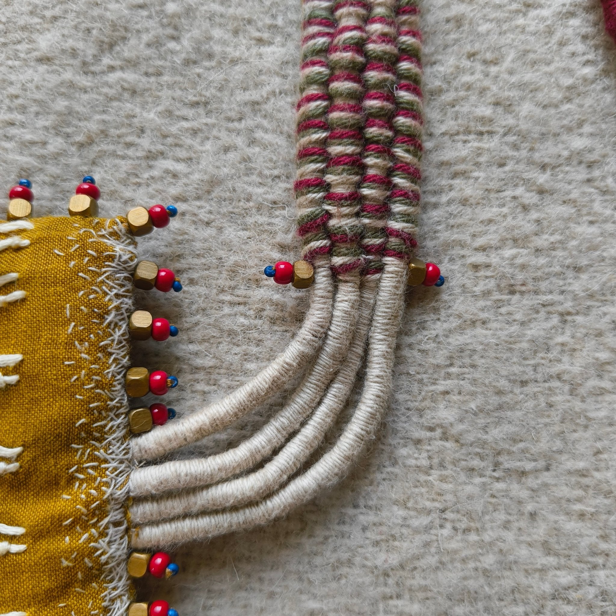 Handwoven Amulet Necklace - CiceroniNeckpieceBandish