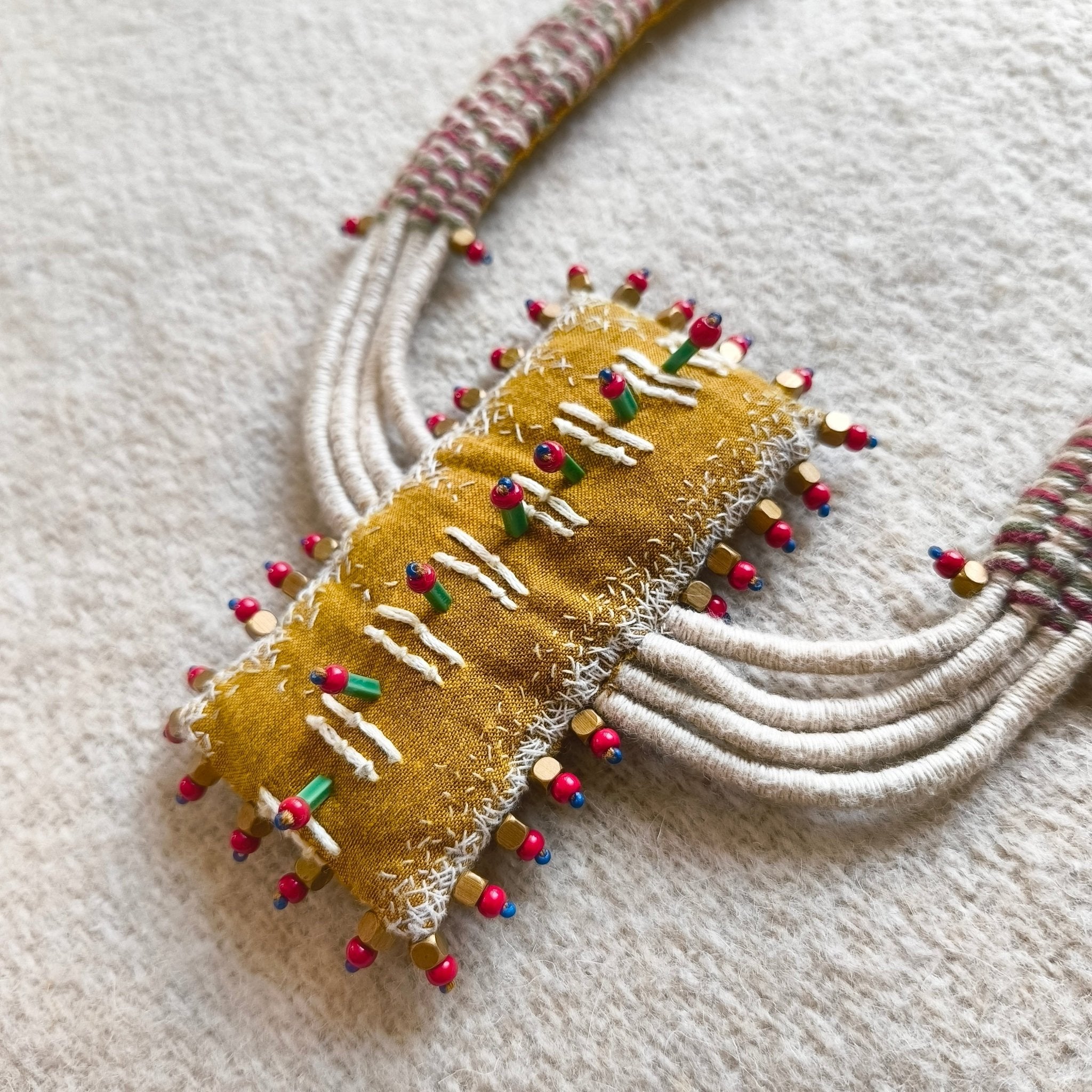 Handwoven Amulet Necklace - CiceroniNeckpieceBandish