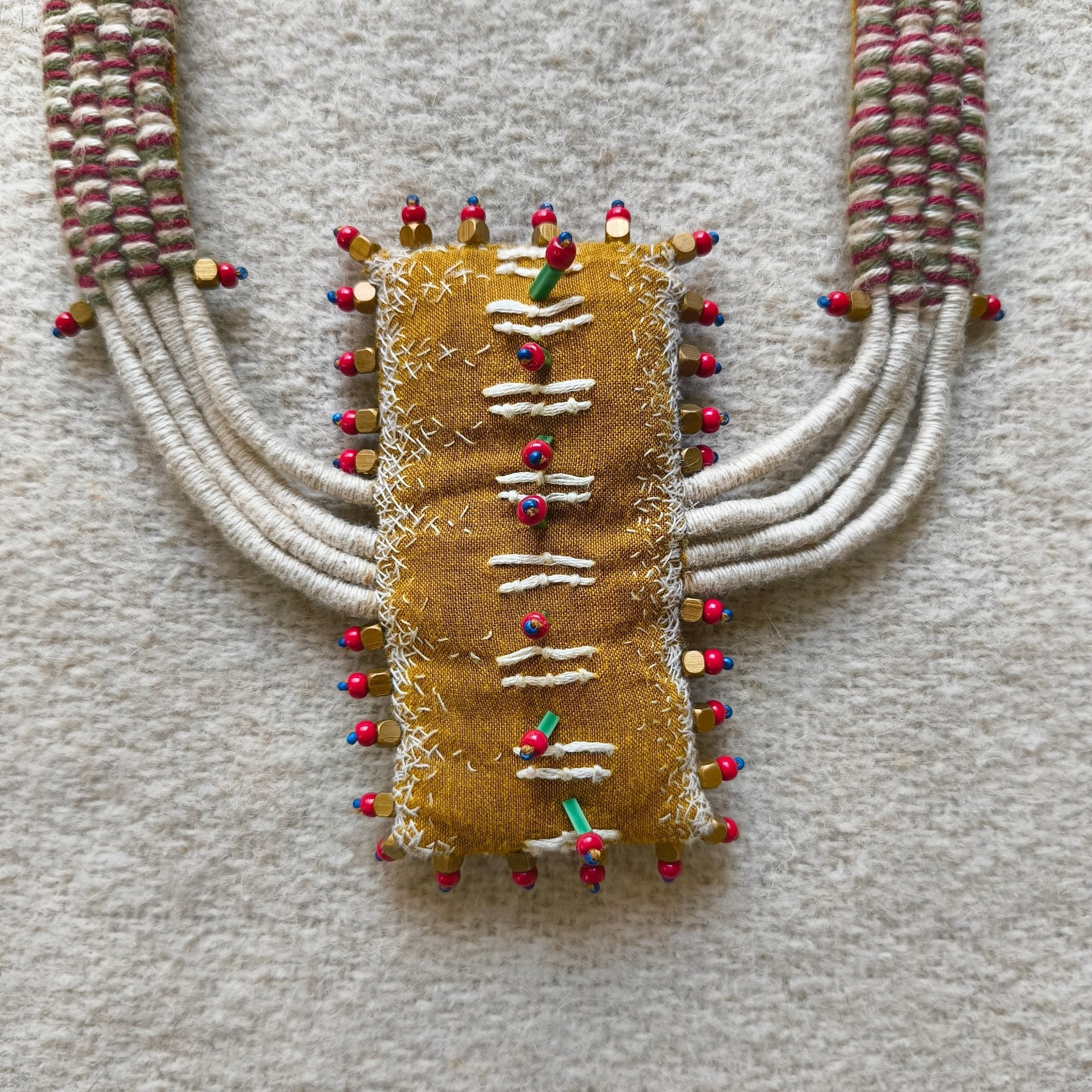 Handwoven Amulet Necklace - CiceroniNeckpieceBandish