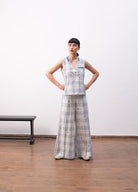 Hannah Co - ord - White & Indigo - CiceroniCo - ord SetHiranya