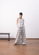 Hannah Co - ord - White & Indigo - CiceroniCo - ord SetHiranya