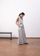 Hannah Co - ord - White & Indigo - CiceroniCo - ord SetHiranya