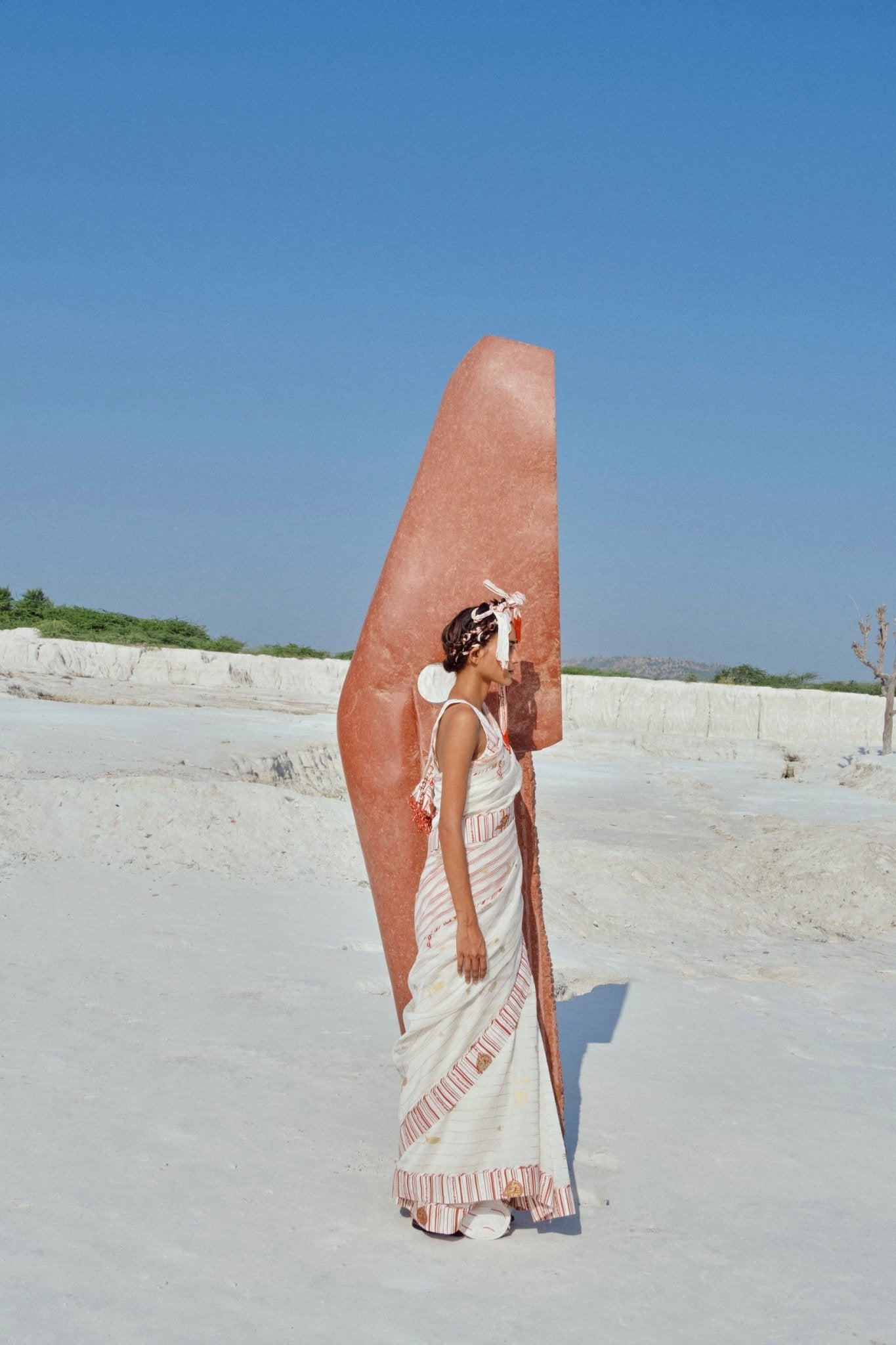 Hara Chanderi Saree - CiceroniSareeAhmev