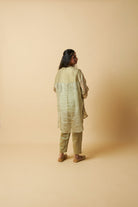 Hara Sitara Embroidered Co-ord Set- Set of 2 - CiceroniKurta Set, Festive WearPants and Pajamas