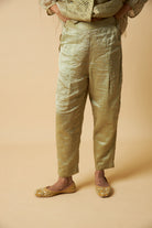 Hara Sitara Embroidered Co-ord Set- Set of 2 - CiceroniKurta Set, Festive WearPants and Pajamas