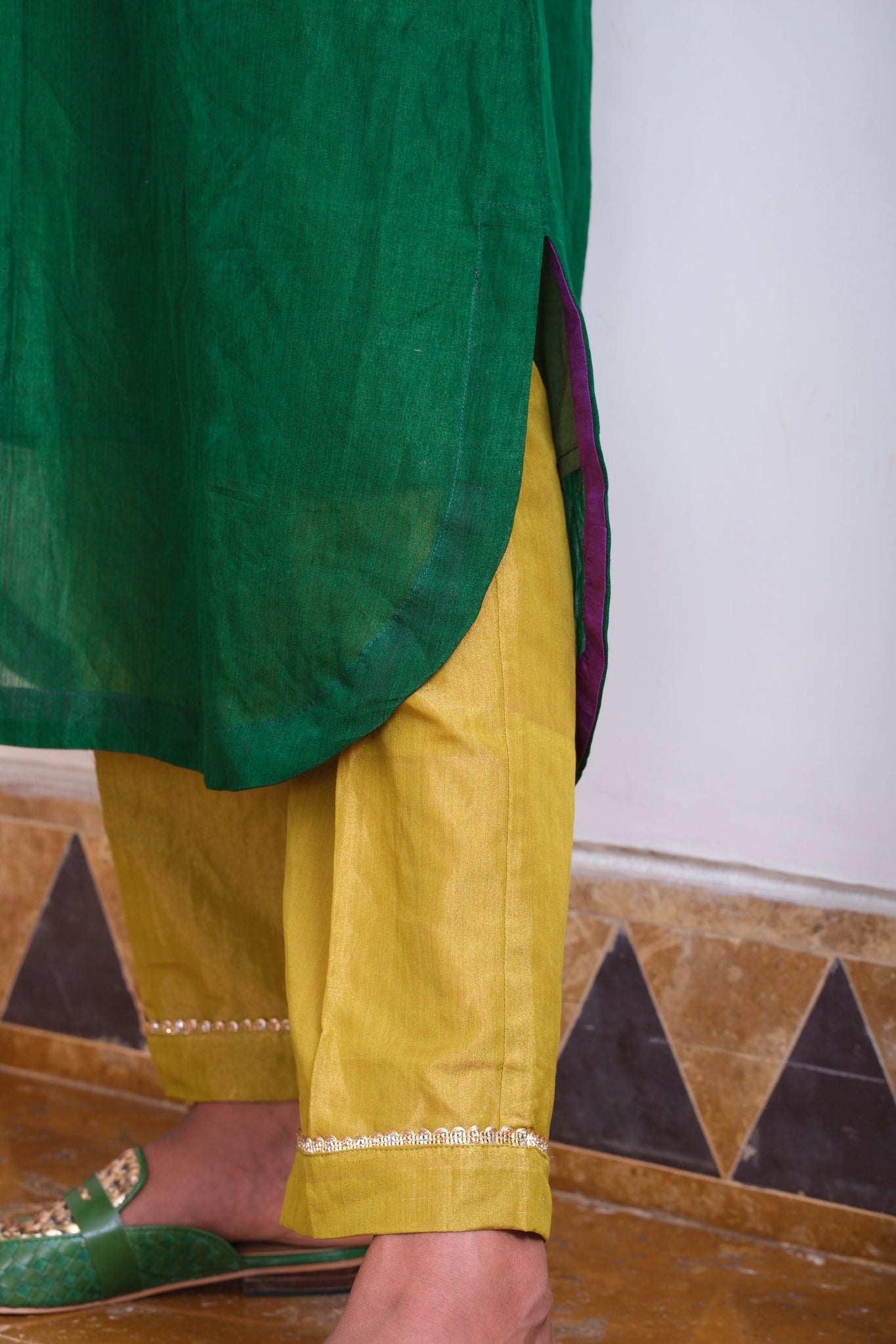 Haritha Purbi Set - RTS - CiceroniKurta Set, Festive WearRaga & Co.