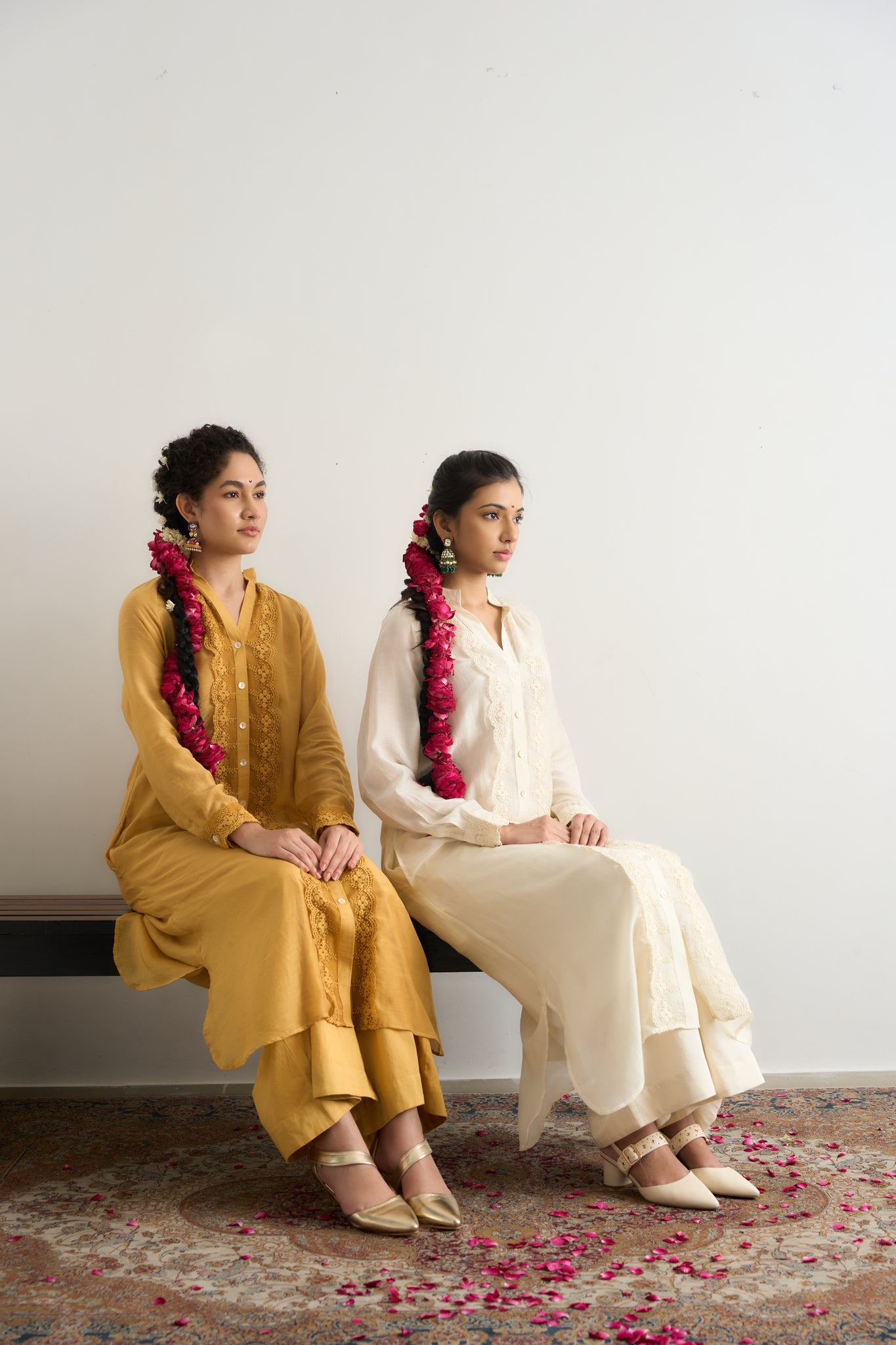 Heer Co - ord Set - Yellow - CiceroniKurta Set, Festive WearRAAS Life