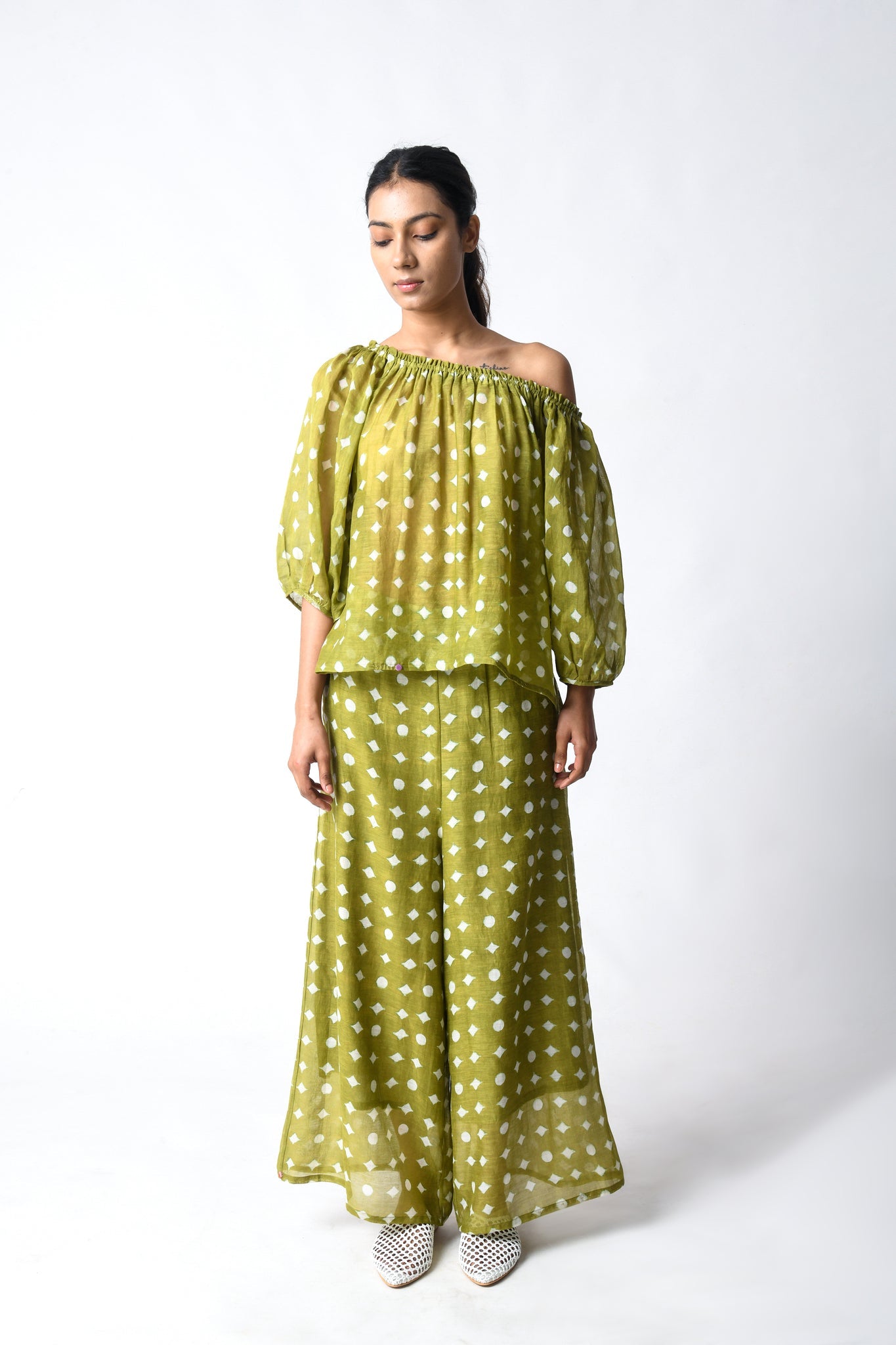 Henna Off Shoulder Co - ord Set - CiceroniCo - ord SetJayati Goenka