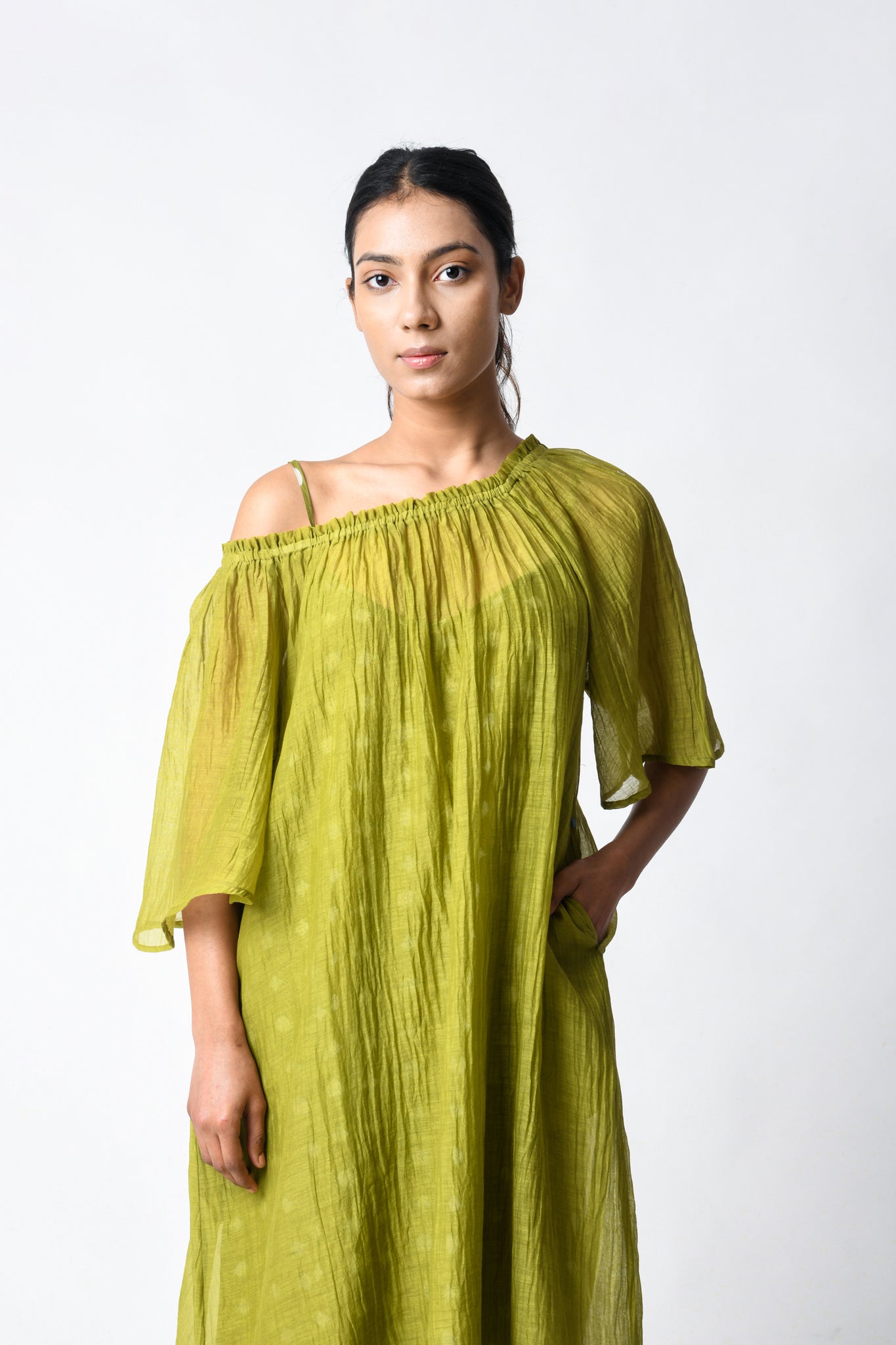 Henna Off - shoulder Dress - CiceroniDressesJayati Goenka