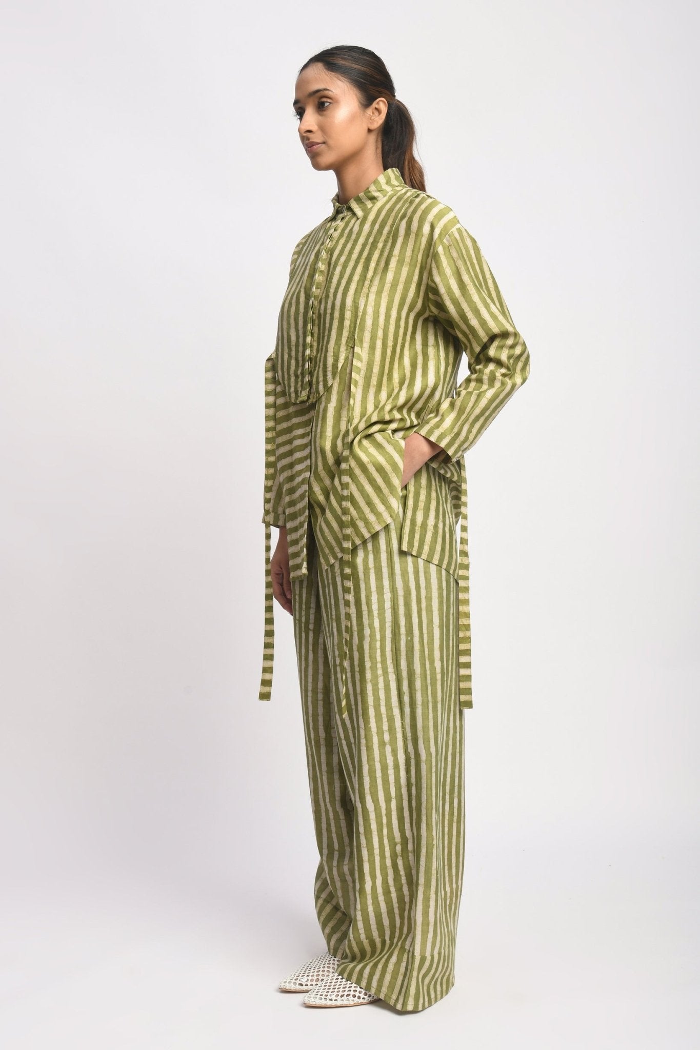 Herb Stripe Co - ord Set - CiceroniCo - ord SetJayati Goenka