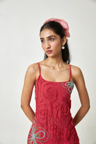 Hibisca Embroidered Dress - CiceroniDressPants and Pajamas