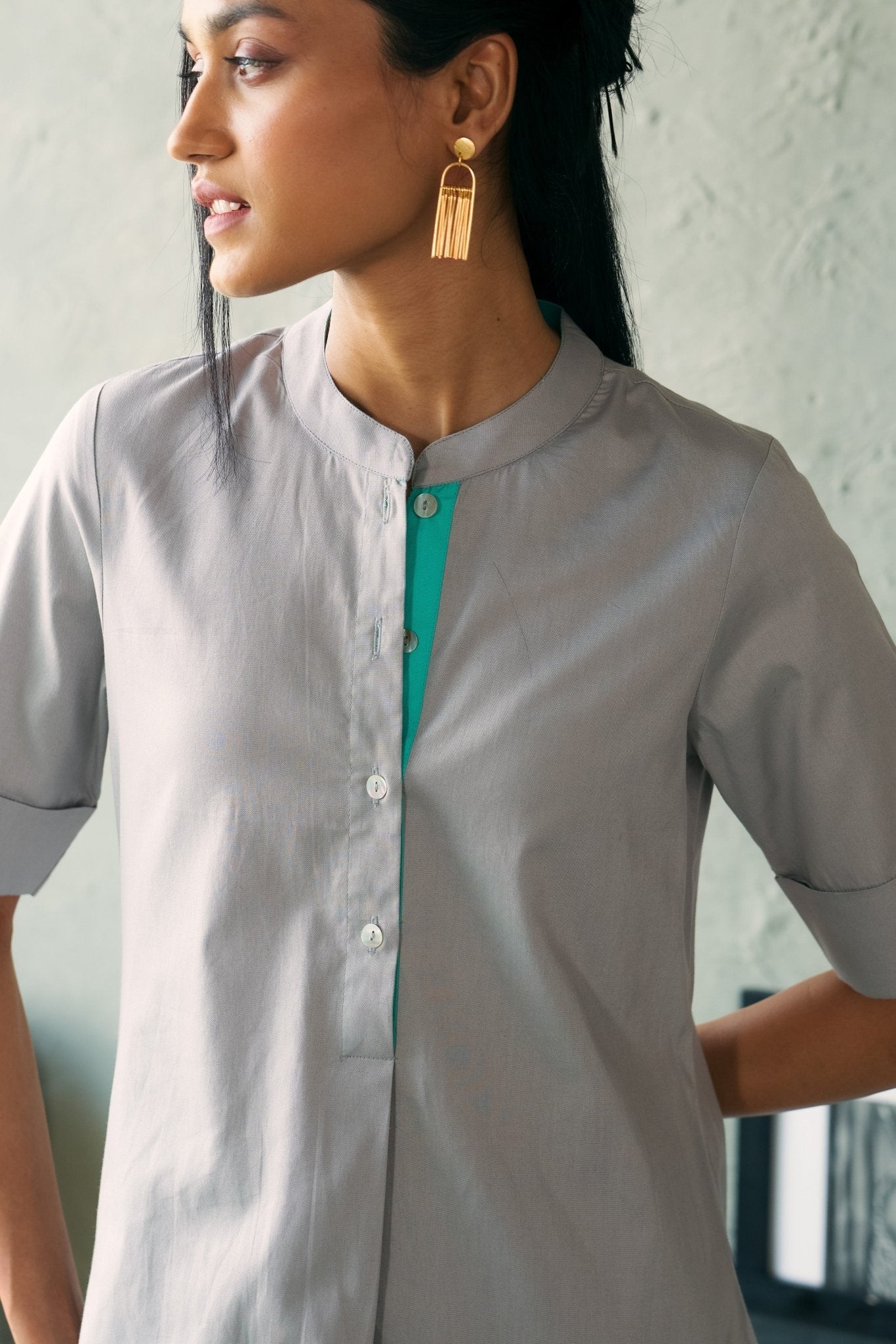 Hidden Silver Kurta Set - CiceroniKurta SetsCanoopi