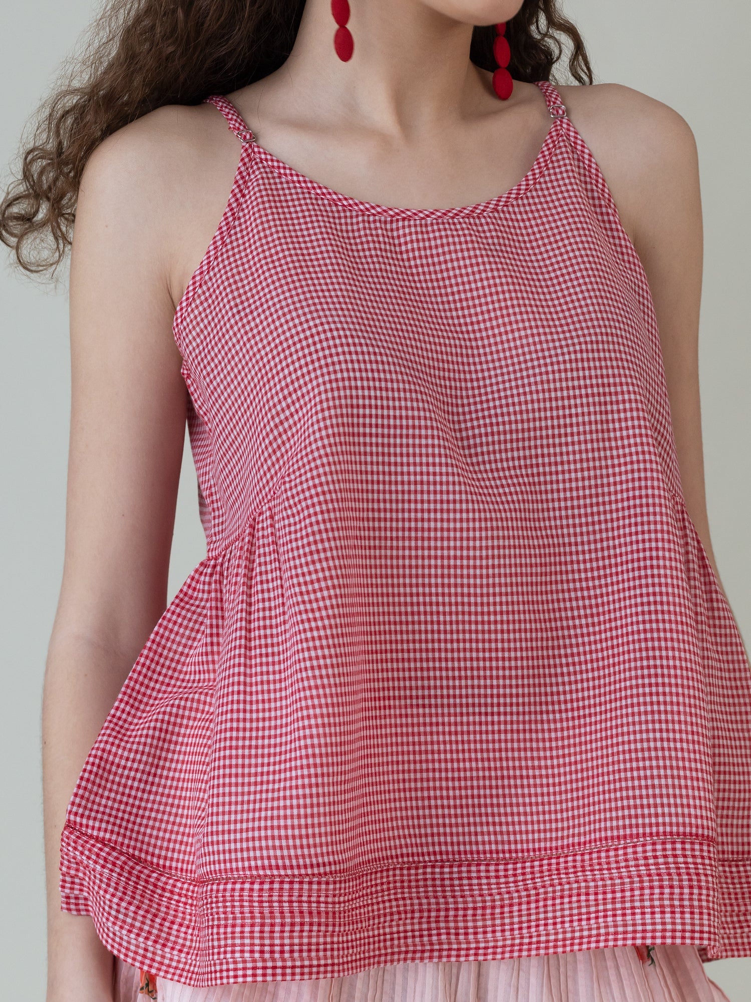 Hiiros Red Top - CiceroniWomen ShirtsShades of India